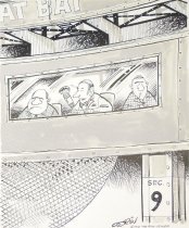 'Any rebroadcast or account of this game without the expressed consent...'